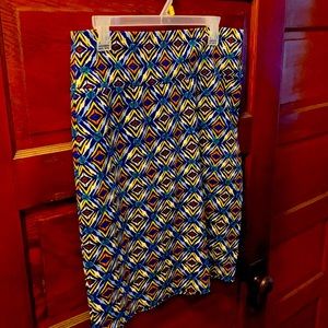 Multicolored LulaRoe Pencil Skirt